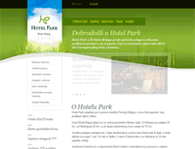 Tablet Screenshot of hotelpark.ba